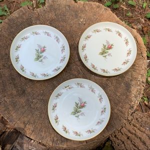 Set of 3 Rosenthal Group Classic Rose mini plates